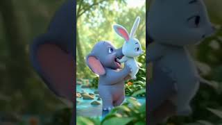Details ❤️Baby Elephant Helps Bunny Cross River 🐘🐰 Cute Friendship Story❤️ Update