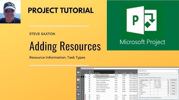 Adding Microsoft Project Resources and Task Types