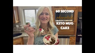 One minute KETO low-carb chocolate mug cake. 🍫 This is seriously decadent and way too easy! by Country Living with Emily 114 views 1 year ago 9 minutes, 26 seconds