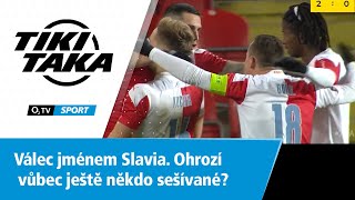 TIKI-TAKA: Válec jménem Slavia. Ohrozí ještě někdo sešívané?
