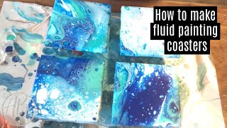 How to make Fluid Painting Coasters