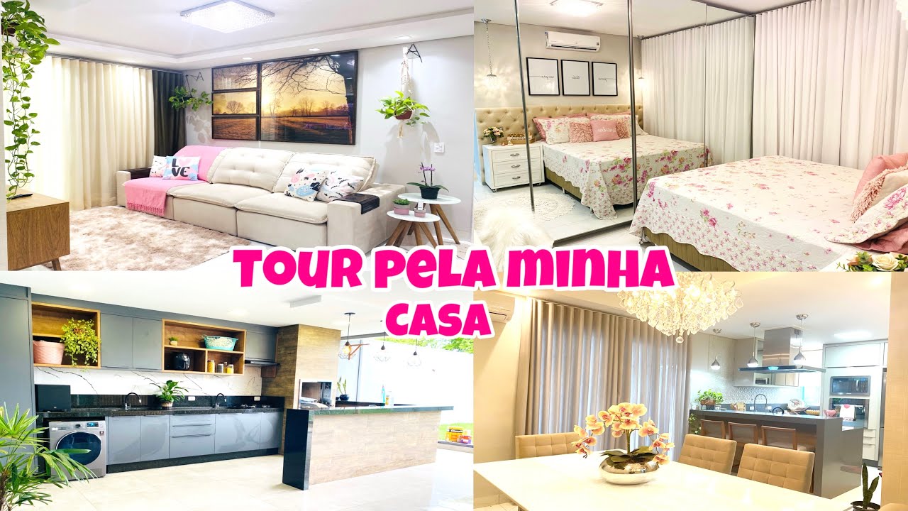 TOUR PELA MINHA CASA DOS SONHOS  ATUALIZADA E MOSTREI DETALHES 166m2 🏠💕