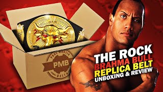 WWE The Rock Brahma Bull Replica Belt Unboxing & Review