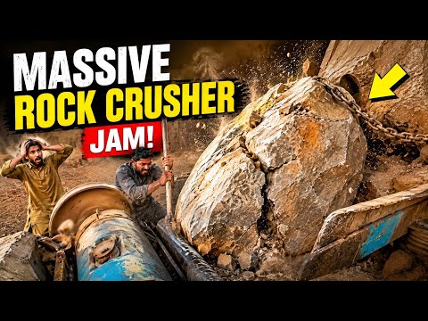     Big Rock Crushing | Heavy Stone Crusher Machine Working#asmr #jawasound 