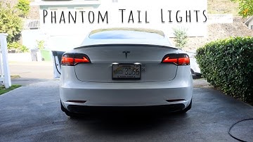 Tesla Model 3/Y - Phantom Tail Lights