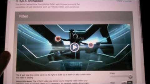 iPad and HTML5