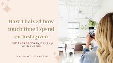 The Evergreen Instagram Grid Funnel Strategy - or how I halved how much time I spend on Instagram