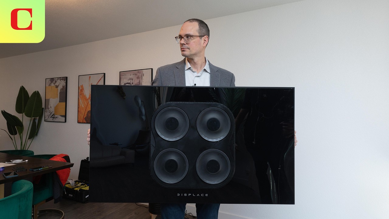 Displace TV Pro Uses Suction Cups to Hang Anywhere