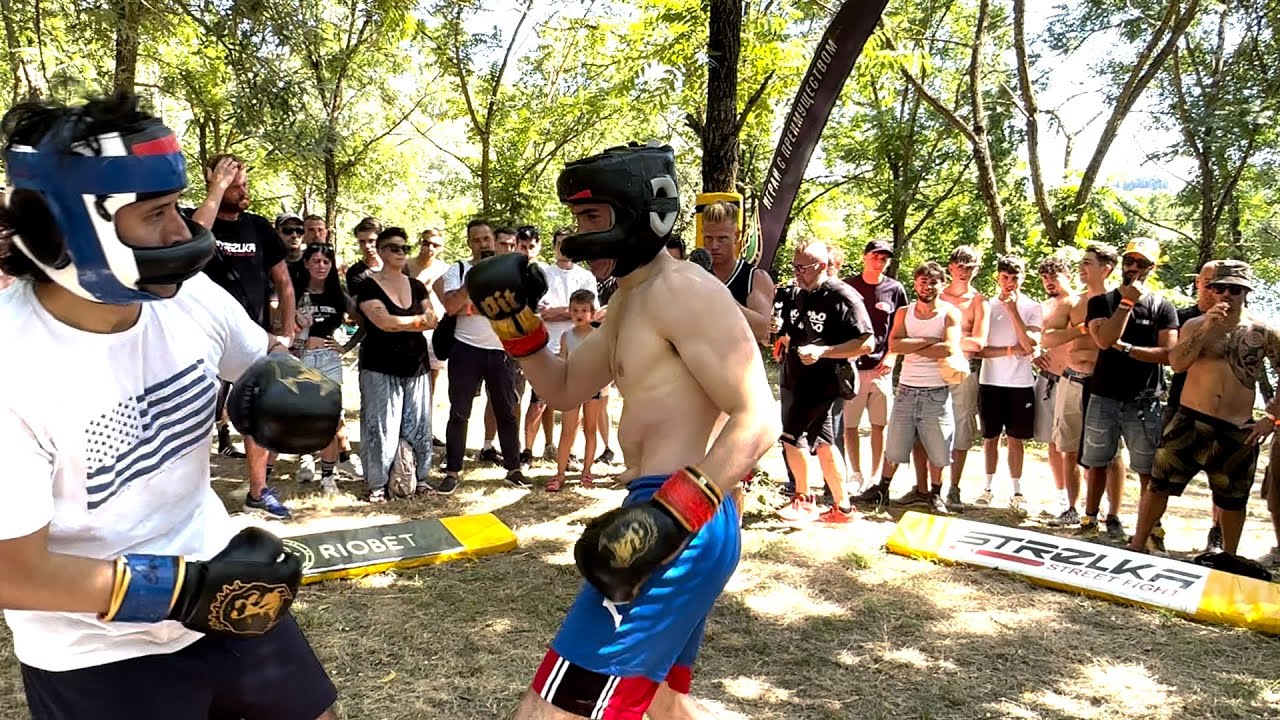 USA Боксер против Итальянского Монстра !!! Крутой Бой !!!