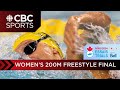 Summer mcintosh claims200 metrefreestyle win at olympic trials  cbc sports