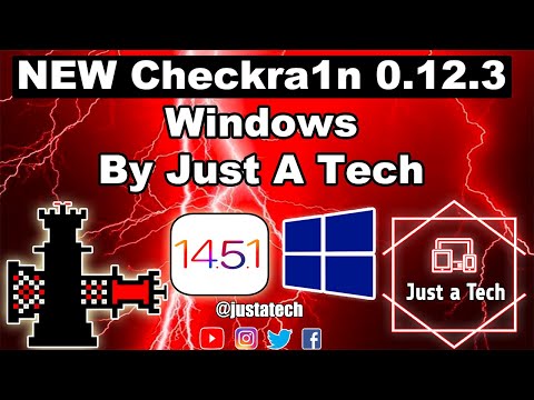 NEW Checkra1n 0.12.3 Windows| Checkra1n Windows Jailbreak iOS 14.5/12.5.2 iPhone 5S/6/6+/6S/7/7/8+/X
