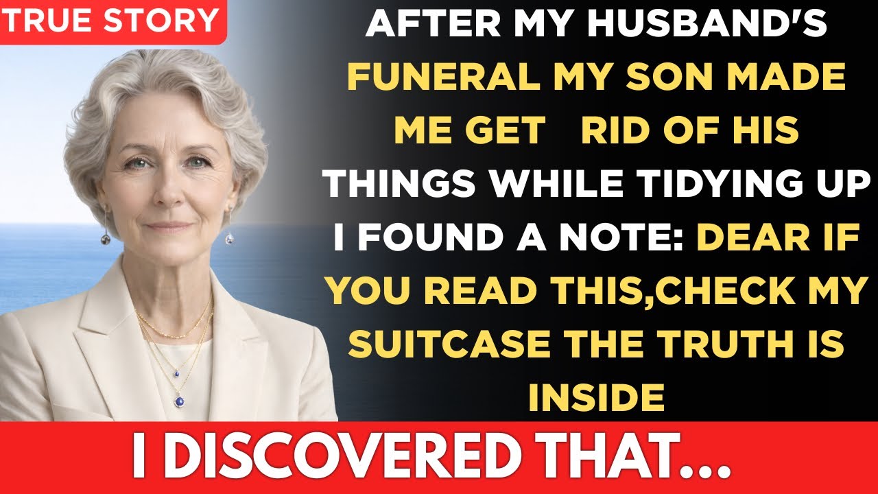 My Son Planned to Discard His Father's Mementos. What I Found in His Suitcase Changed Everything...