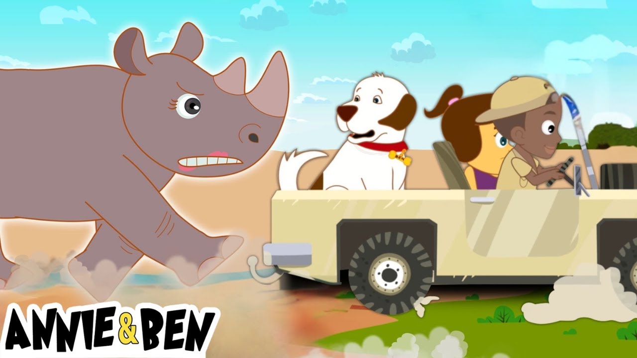🦏 Jungle Safari for Kids | Rhino Round Up | Animal Adventure For Kids