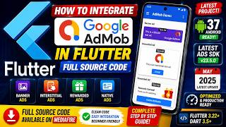 How to Integrate Google AdMob in Flutter | Full Source Code | Android 37 Ready | Latest SDK screenshot 3