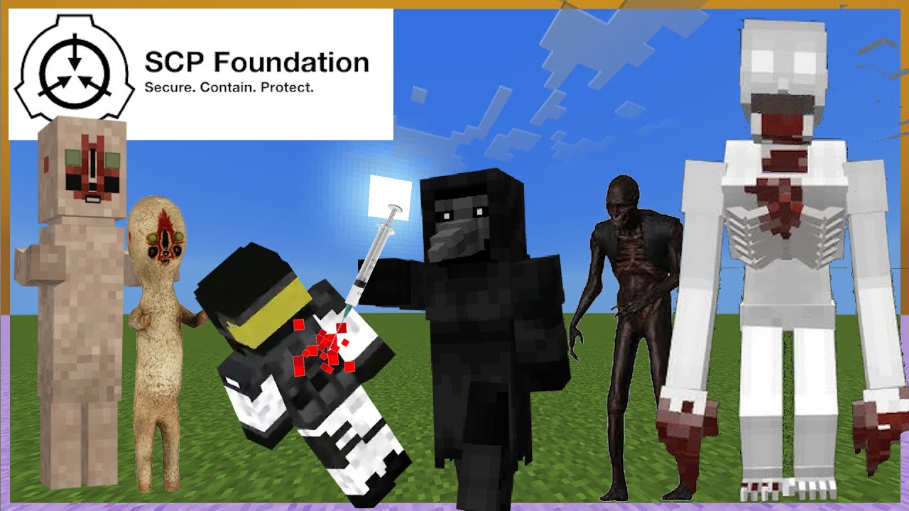 MINECRAFT SCP ADD-ON: ALL SCP & HUMANS