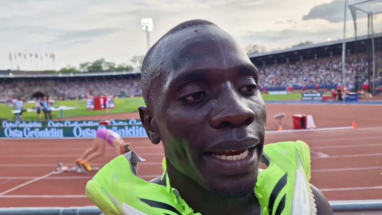 Emmanuel Wanyonyi after 1.41.95 800m talks running his own race unaffected by pressure