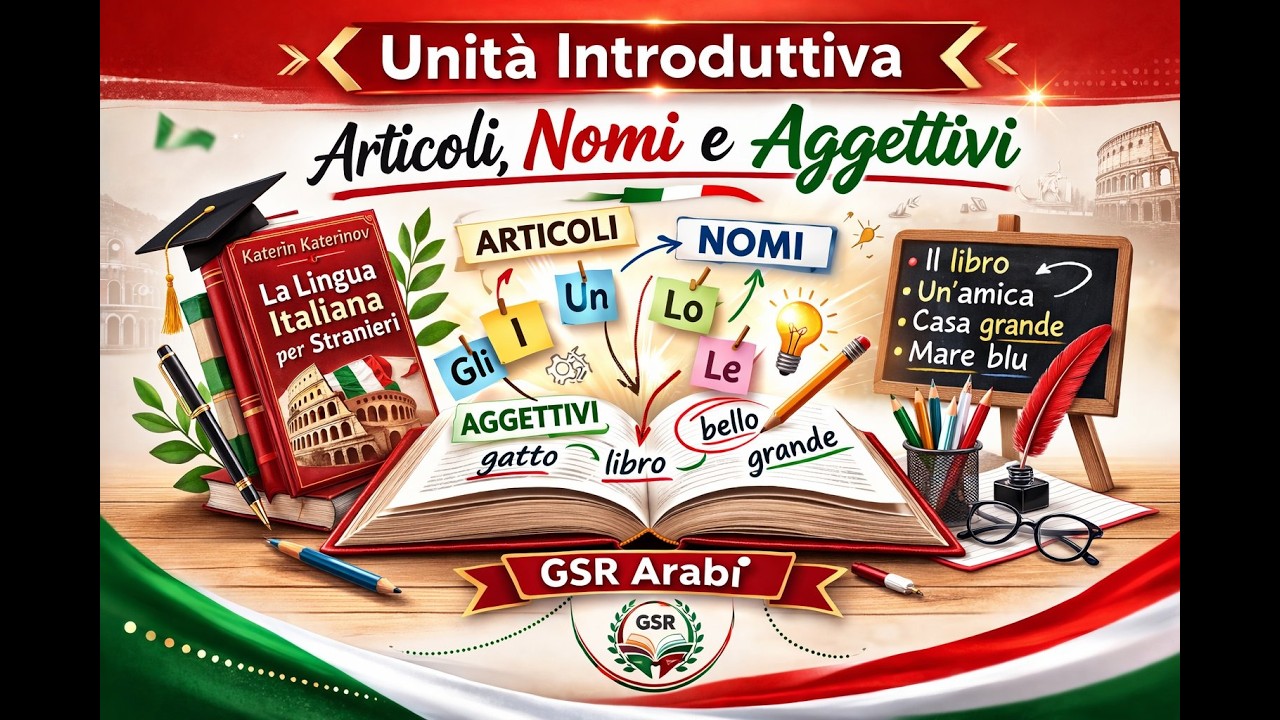 1-Articoli, nomi e aggettivi di base