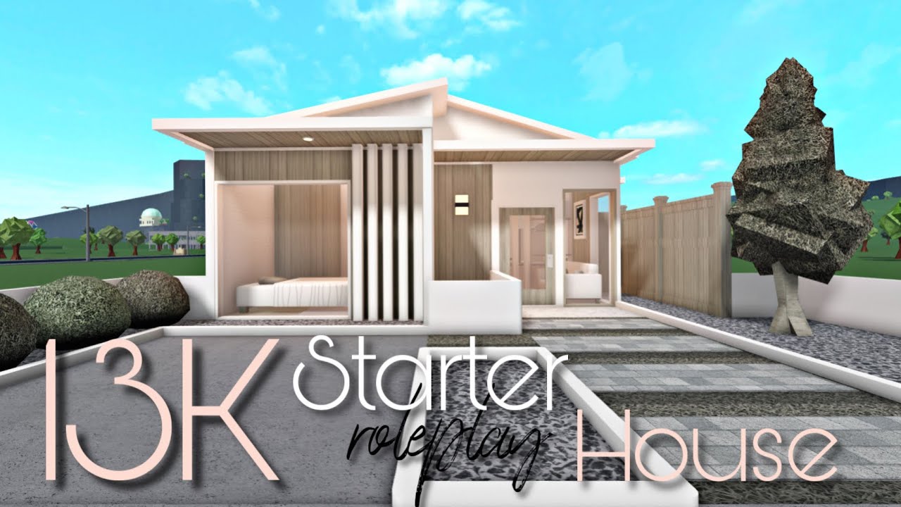BLOXBURG: 13K STARTER ROLEPLAY HOUSE | NO-GAMEPASS - YouTube