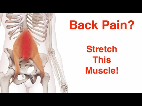 No More Back pain with the Psoas muscle stretch - YouTube