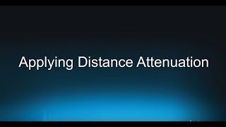Attenuations with Wwise 2017.2
