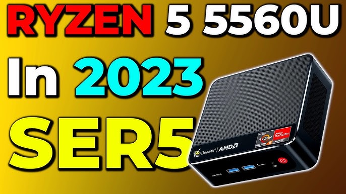 Buy Beelink SER5 Mini PC AMD Ryzen 5 5600H Up to 4.2GHz 6C/12T,16GB RAM  500GB SSD, Dual HDMI, Type-C Triple Display, WiFi 6 BT5.2 W-11Pro Gaming Mini  Computer Online at desertcartINDIA