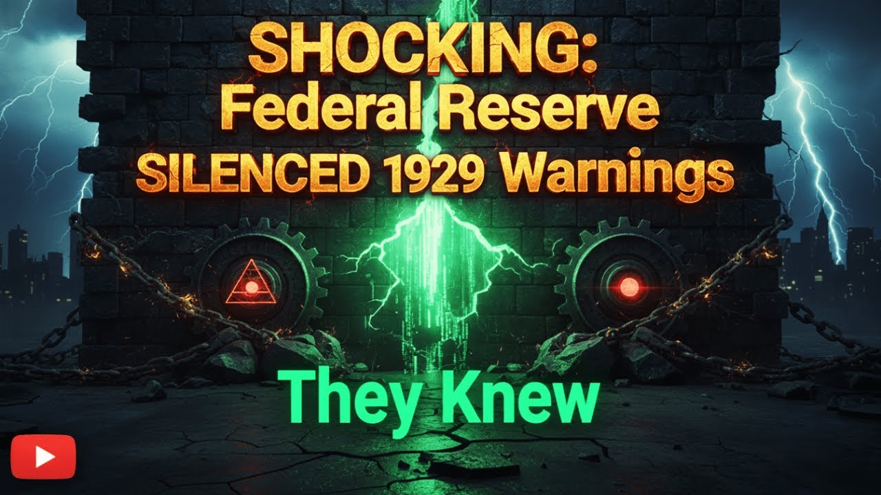 SHOCKING: Federal Reserve SILENCED 1929 Warnings (They Knew)