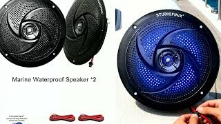 STUDIOFINIX 4 Inch Waterproof Marine Speakers Review