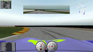 TORCS gameplay Car5-Trb1 versus all on Road Tracks - Green Horn