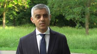 London Mayor Sadiq Khan responds to the London Bridge terror attack