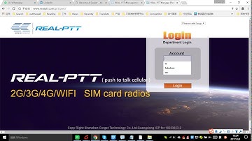 Department platform of Realptt poc(push to talk over cellular) radios platform