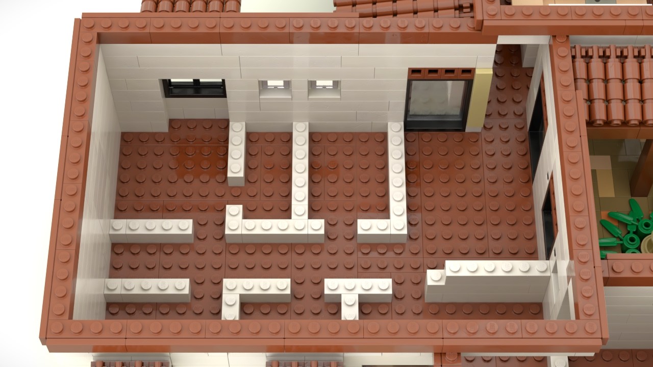 just a little tweak... I'm making a LEGO set of my childhood home - Day 26