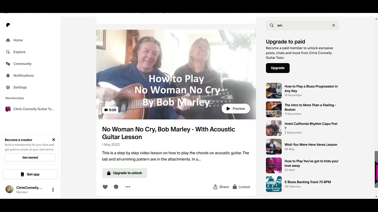 How to Navigate My Patreon Page