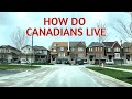 How do Canadians live | Driving through a neighbourhoods in Ontario