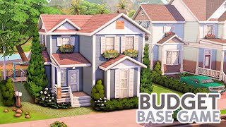 Budget Base Game Home | NO CC | The Sims 4 Speed Build