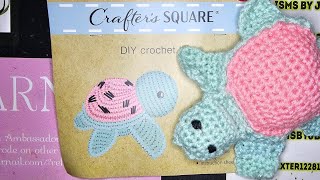 Dollar Tree Crafter's Square Crochet Amigurumi/animal Kit Turtle How to crochet For Beginners Wealth
