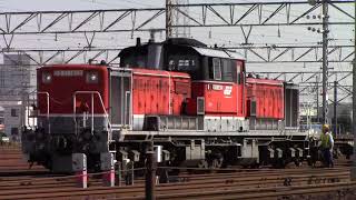 【引退間近】DD51 1802 + コキ車 14両【2080レ】