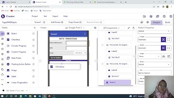 Aplikasi CRUD Sederhana menggunakan Kodular