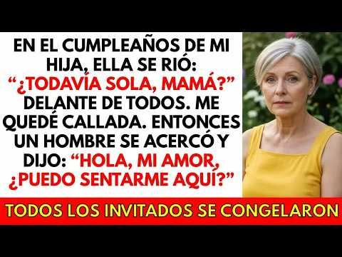 En el cumpleaños de mi hija, se burló de que yo no fuera viuda  Entonces, un hombre entró