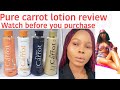 FACT ABOUT PURE CARROT GOLD LOTION |GET A LIGHTER AND WHITER COMPLEXION | fast result| IN TWO WEEKS