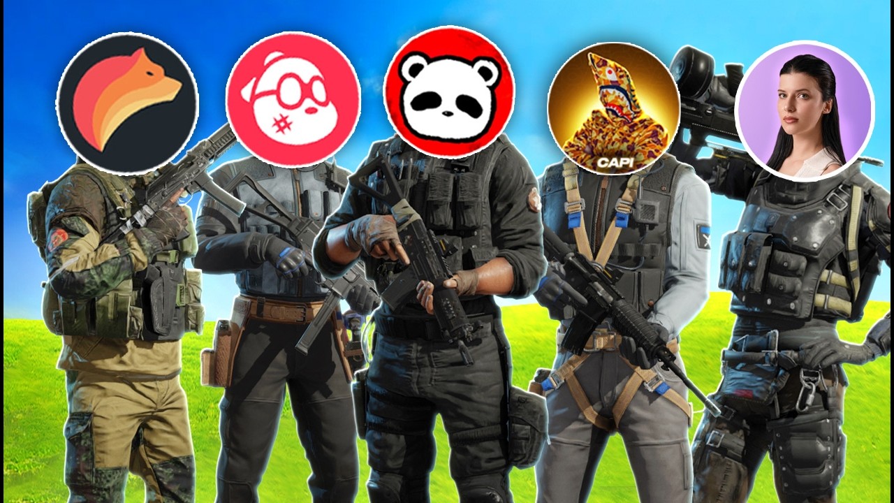 Rainbow 6 Mobile with PANDA, LEVINHO, CAPI, ZETTI 😍😱