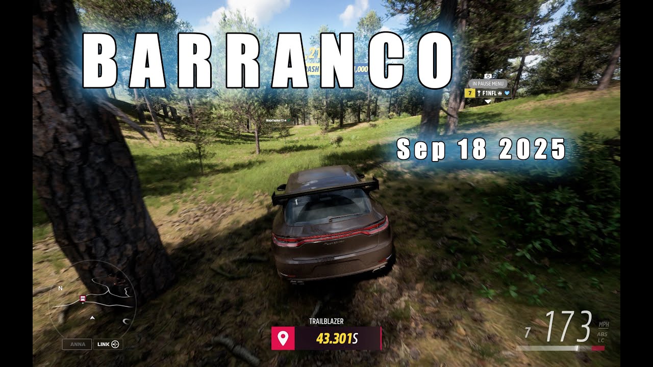 Еженедельное испытание «Barranco Trailblazer» в Forza Horizon 5 — Инструкция (18 сентября 2025 г.)