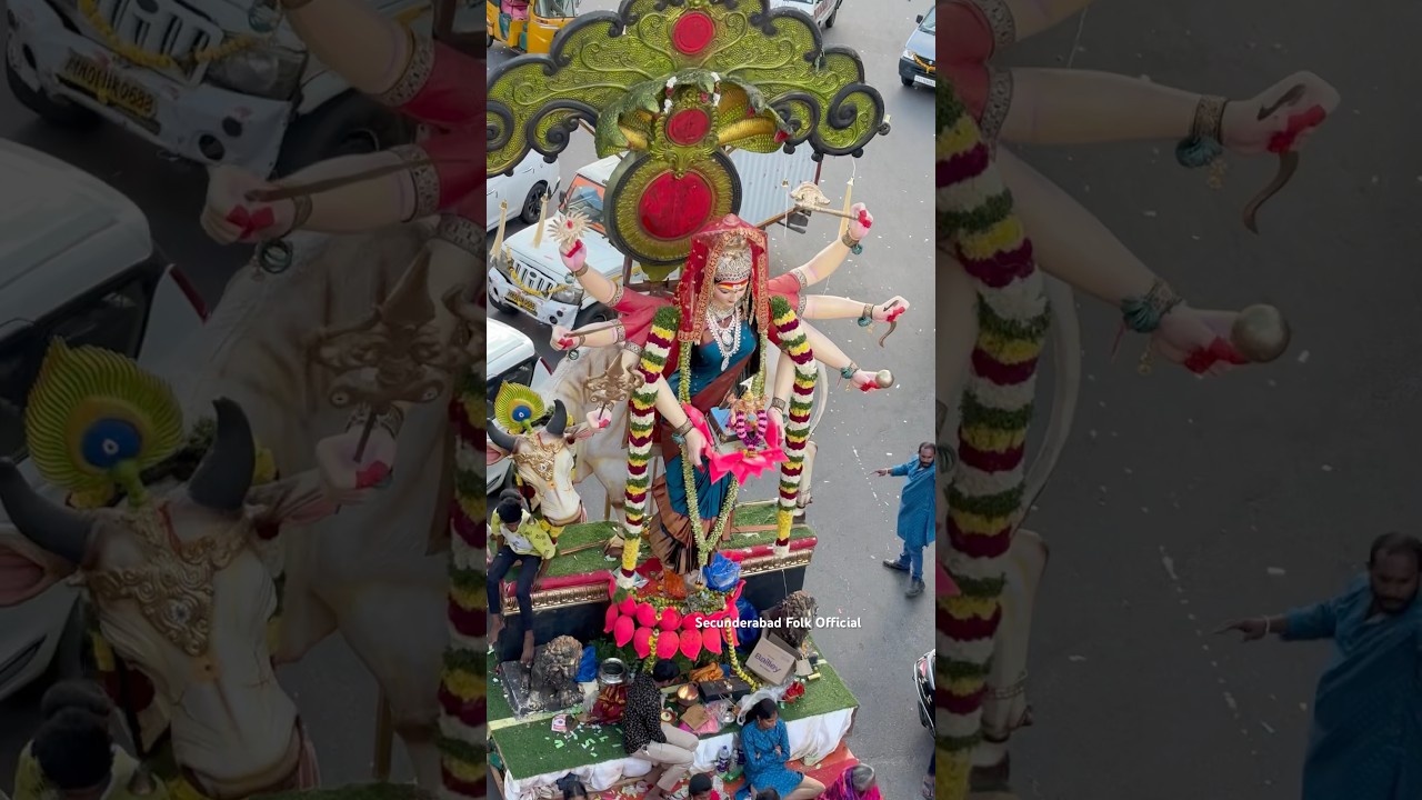 Big Durga Mata Nimarjanam Hyderabad | Devi Durga Mata Immersion 2025 