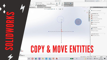 Move & Copy Entities in solidworks || easy learning || video for beginners ||