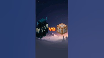 Warden vs Minecraft Blocks And Command Block #shorts #blocks #commandblock #minecraft #warden