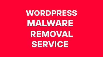 WordPress malware removal and fix hacked WordPress security service available