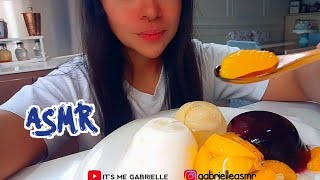 ASMR Irodori Grape? ＆ TARIMI Dondonki Japanese JELLY Orange? Nata De Coco Yogurt ??White Peach?