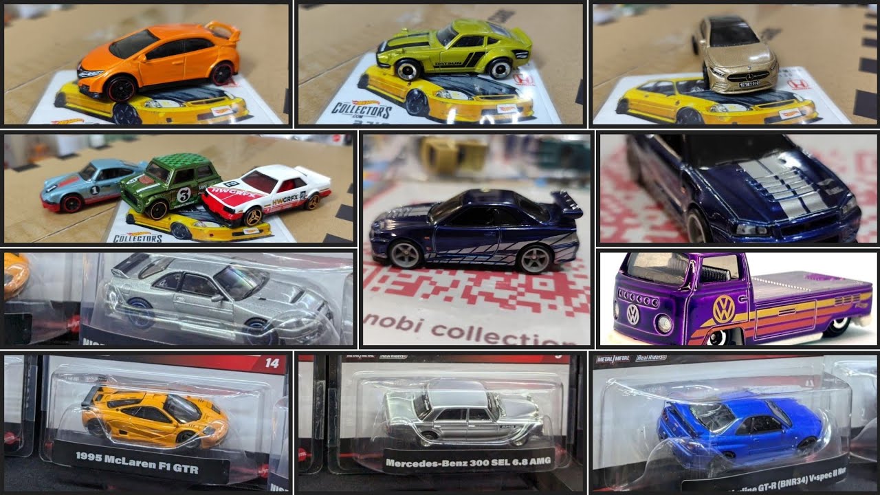New Premium Hot Wheels 1/43 cars, Mainlines, 5 pack exclusive and