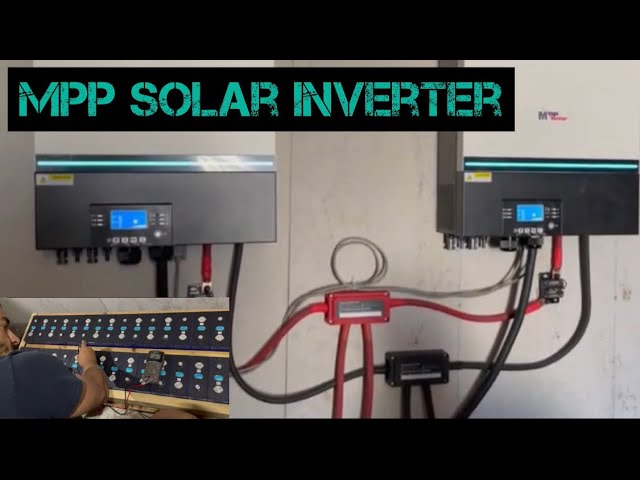 MPP SOLAR INVERTER CHARGER PIP2424LV-MSD INSTALLING PARALLEL BOARD 