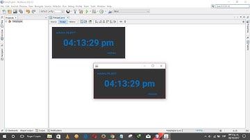 Java Swing - Como Hacer Un Reloj Digital - Descargar Componentes