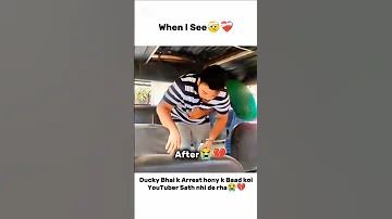 Did You See😍Ducky Bhai Alone After Arrest😭💔#rajabfamily #emaanrajab #viralvideo #jey #trendingshorts